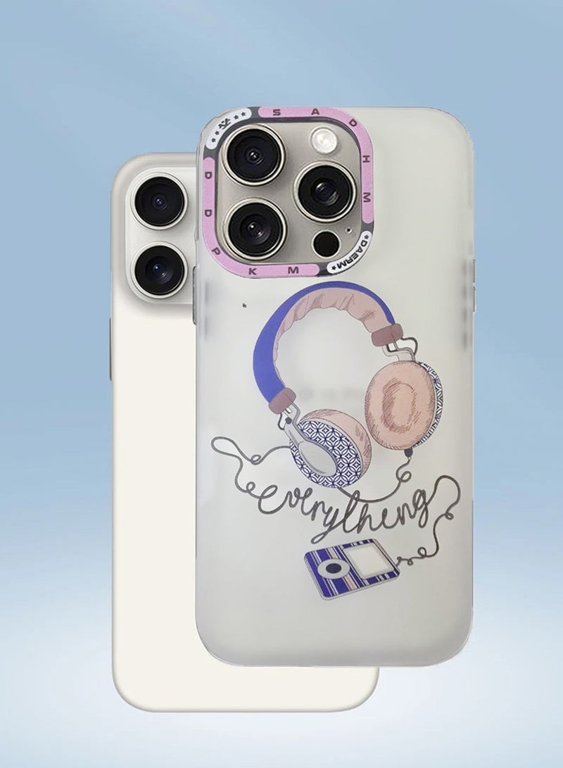 Techie غطاء خلفي جمالي لكل شيء مع واقي عدسة كاميرا مرتفع لآبل آيفون 16 برو - Image 2