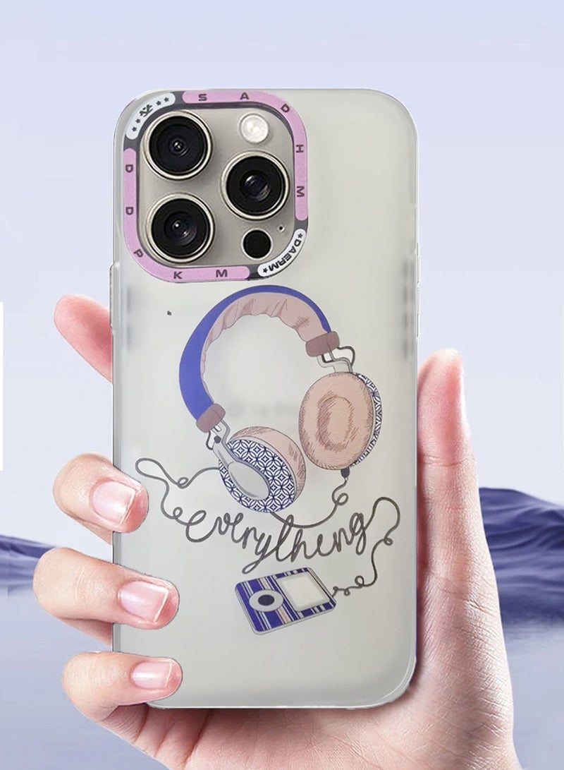 Techie غطاء خلفي جمالي لكل شيء مع واقي عدسة كاميرا مرتفع لآبل آيفون 16 برو - Image 3