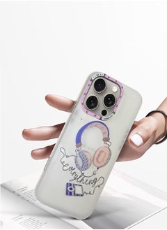 Techie Aesthetic Everything Back Cover Case with Raised Camera Lens Protector for Apple iPhone 16 Pro  - Image 5