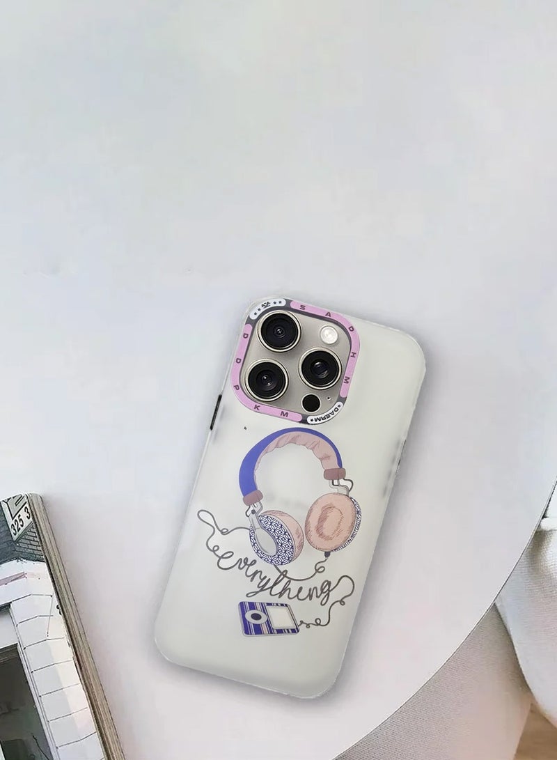 Techie غطاء خلفي جمالي لكل شيء مع واقي عدسة كاميرا مرتفع لآبل آيفون 16 برو - Image 4