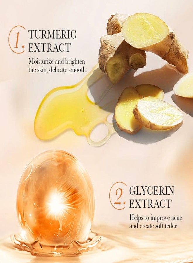 gcdat Turmeric Face Cream, Anti-Aging Facial Cream, Turmeric Face Cream with Vitamin C for Hydrating, Firming, Tightening Skin, Natural Turmeric Face Repair Cream for Normal, Dry, Oily & Combination Skin - Image 5