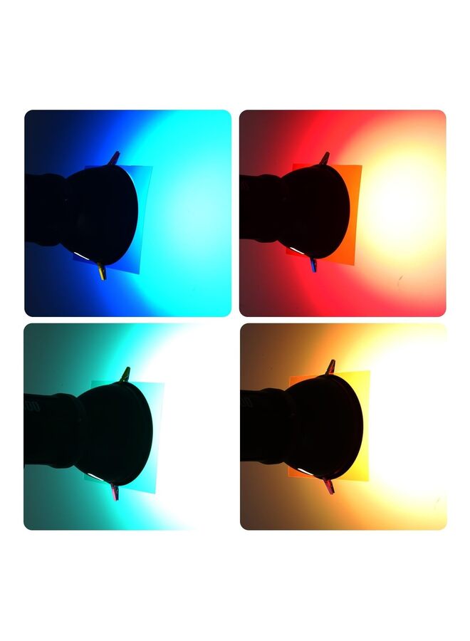 9 Pieces Gel Filter Transparent Color Film Plastic Sheets Correction Gel Light Filter, 11.7 by 8.3 Inches, 9 Colors - Image 4