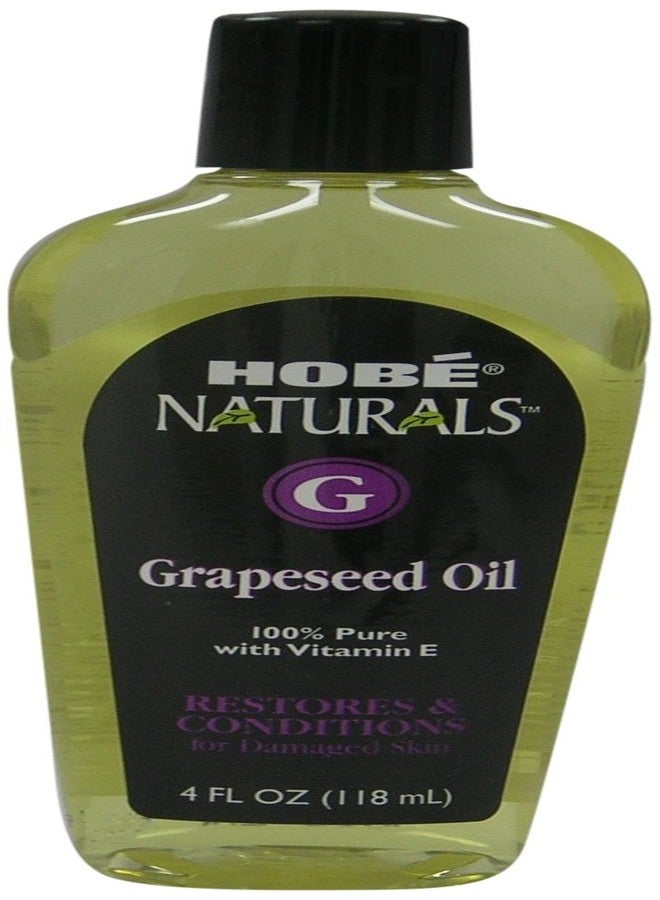 Hobe Naturals Grapeseed Oil, 4-Fluid Ounce (Pack of 3