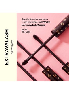 Winky Lux ExtravaLash Mascara Voluminous Mascara and Lengthening Mascara Black Mascara Eye Makeup  - Image 3