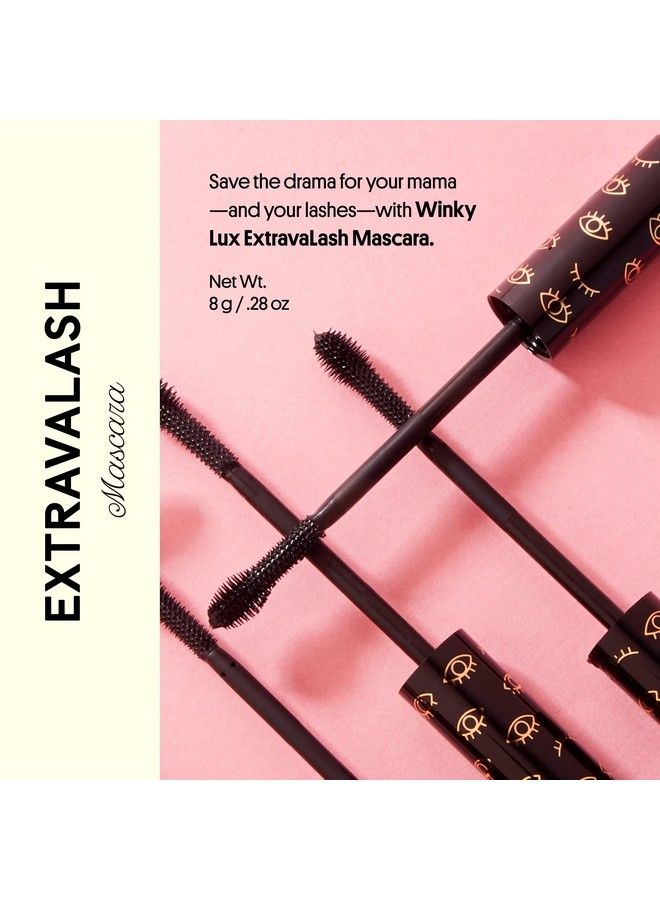 Winky Lux ExtravaLash Mascara Voluminous Mascara and Lengthening Mascara Black Mascara Eye Makeup - Image 3