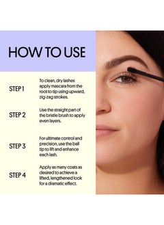 Winky Lux ExtravaLash Mascara Voluminous Mascara and Lengthening Mascara Black Mascara Eye Makeup  - Image 5