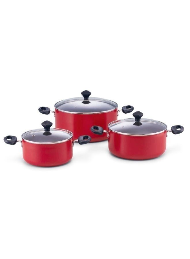 Prestige Non-Stick Cookware Set  6-Piece | Pots and Pans Sets | Kitchen Cooking Sets - Image 1