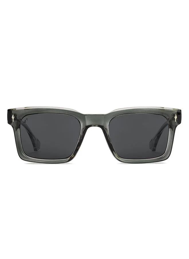 VINCENT CHASE Full Rim Square Classics Branded Latest And Stylish Sunglasses Polarized And 100% UV Protected Unisex Large VC S16748