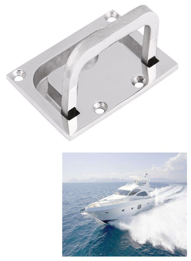 Keenso Boat Flush Hatch Locker, Stainless Steel Boat Recessed Hatch Flush Pull Handle Cabinet Trap Door Handle for Marine Yacht - Image 5