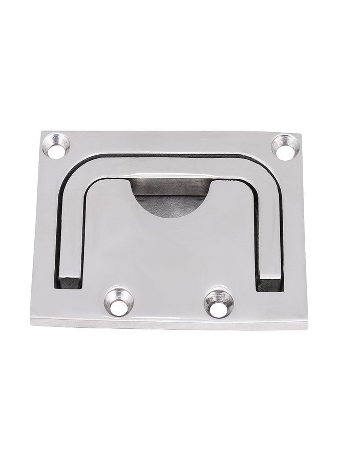 Keenso Boat Flush Hatch Locker, Stainless Steel Boat Recessed Hatch Flush Pull Handle Cabinet Trap Door Handle for Marine Yacht - Image 1