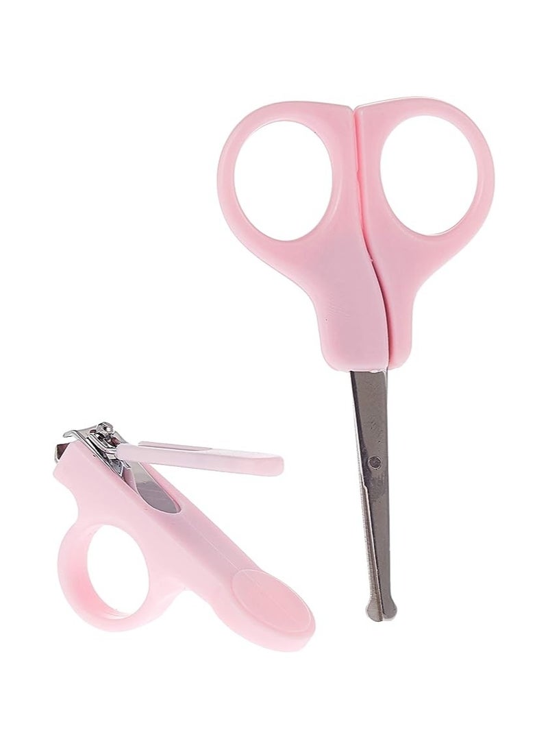 Pixie Baby Nail Cutter and Scissors Pink Pack Of 1 - Image 2