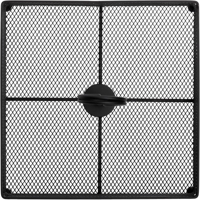 Lyellfe Set of 2 Metal Condiment Caddy, Square Table Caddy Collection with Number Card Holder, Black Tabletop Seasoning Spice Organizer for Grill Outdoors, Restaurant, Kitchen Cabinet - Image 4