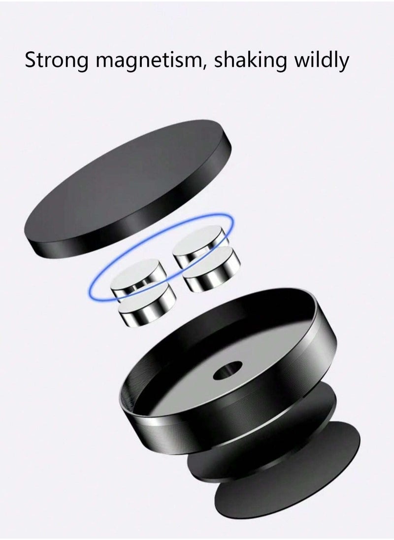 SS Universal Magnetic Air Vent Car Cell Phone Holder cellphone Dashboard Clip Magnet Mobile Phone Stand Mount for Car iphone  - Image 2