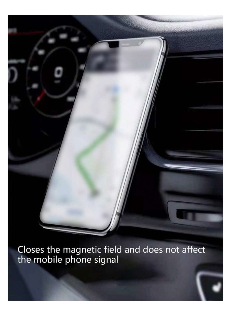 SS Universal Magnetic Air Vent Car Cell Phone Holder cellphone Dashboard Clip Magnet Mobile Phone Stand Mount for Car iphone  - Image 4