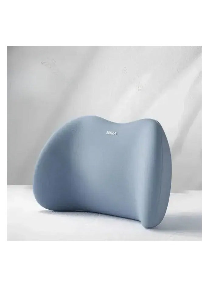 AROAQ Car Waist Cushion Driver Seat Backrest Car Cushion Driving Lumbar Support Waist Support Automotive Interior (Blue) 