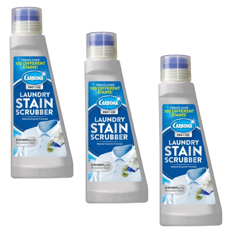 Carbona Stain Wizard | Bio-Enzyme Stain Remover | Eliminates Fat, Oil, Blood, Milk, Fruit, Ketchup, Vegetables & Baby Food Stains | Save On Skin & Washable Fabrics | 3 Pack - Image 1