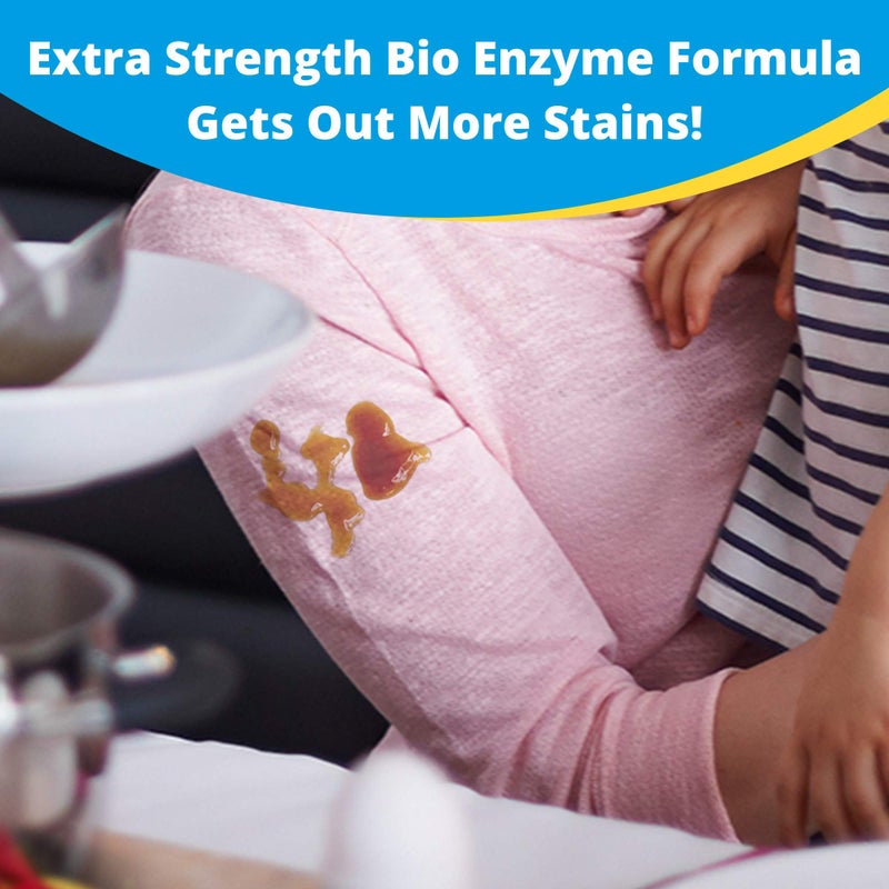 Carbona Stain Wizard | Bio-Enzyme Stain Remover | Eliminates Fat, Oil, Blood, Milk, Fruit, Ketchup, Vegetables & Baby Food Stains | Save On Skin & Washable Fabrics | 3 Pack - Image 4