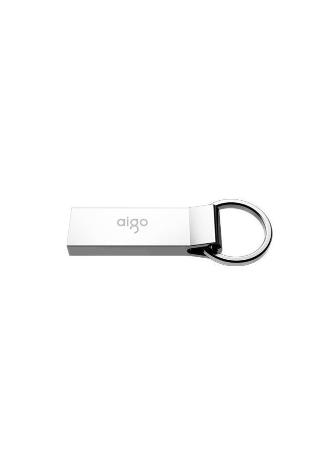 Aigo U210 Metal Waterproof Usb Flash Drive Logo Customizable For Business Office Stick-Color:Metallic Silver-Capacity:32GB - Image 3