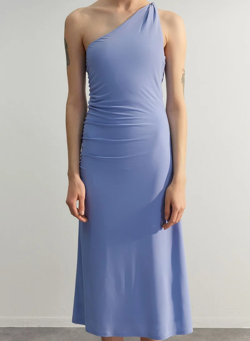 trendyol One Shoulder Knitted Dress