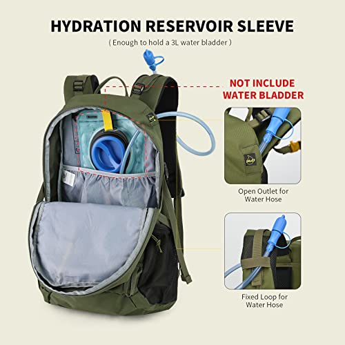 SKYSPER Hiking Backpack for Men Women, 35L Travel Backpack Waterproof Camping Backpack Outdoor Lightweight Daypack - Image 5