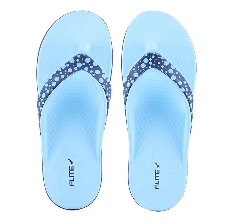 FLITE SLIPPERS For Women FL-2008/Daily Use Flip Flop For Women/Flip Flop for Girls/Bathroom Slippers Size 4K to 8K Anti Slip Technology (Sky-Blue, numeric_6) - Image 2