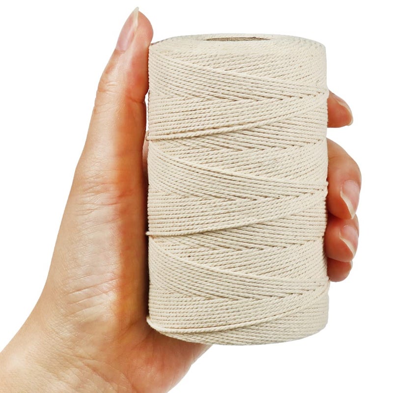 Tenn Well Cooking Twine, 3Ply 656Feet 1mm Food Safe Cotton Kitchen String Butchers Twine for Roasting, Trussing Turkey, Tying Meat, Making Sausage, Baking and More - Image 4