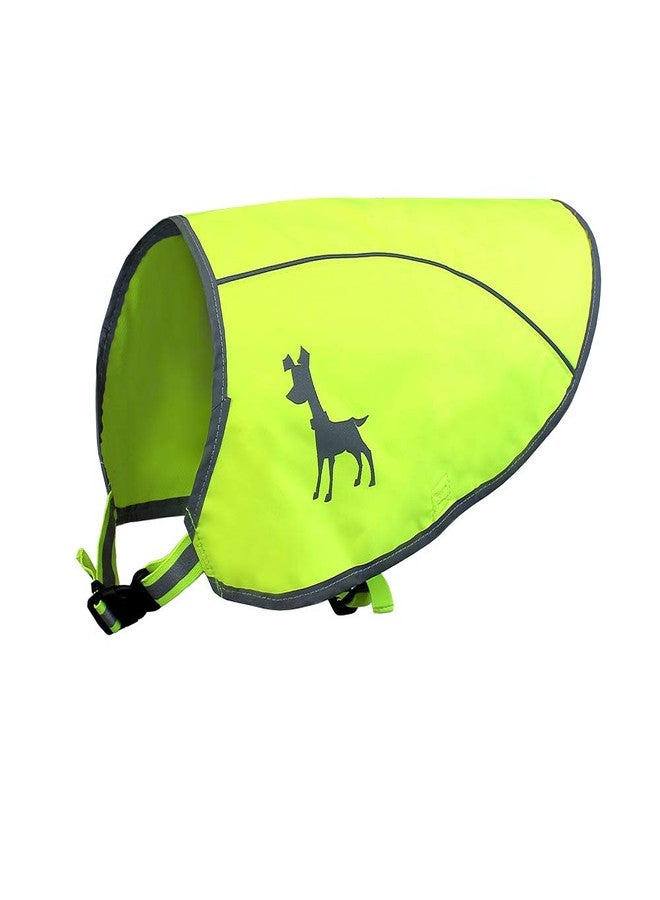 Flexi Alcott Essentials Visibility Dog Vest, Medium, Neon Yellow with Reflective Accents,APL ES MD DV