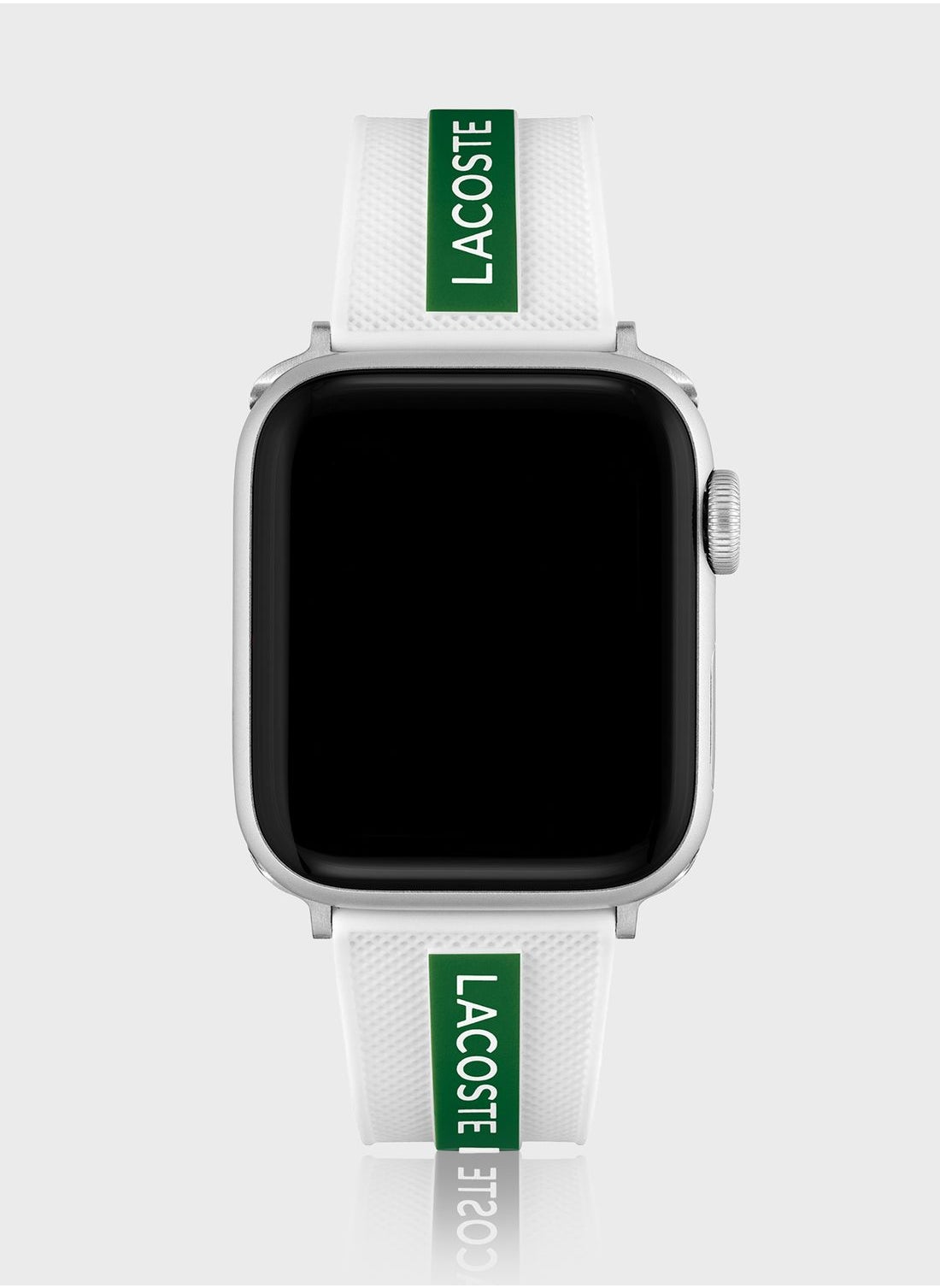 Buy Lacoste White Green Smart Watch Silicone Strap for Men in Oman