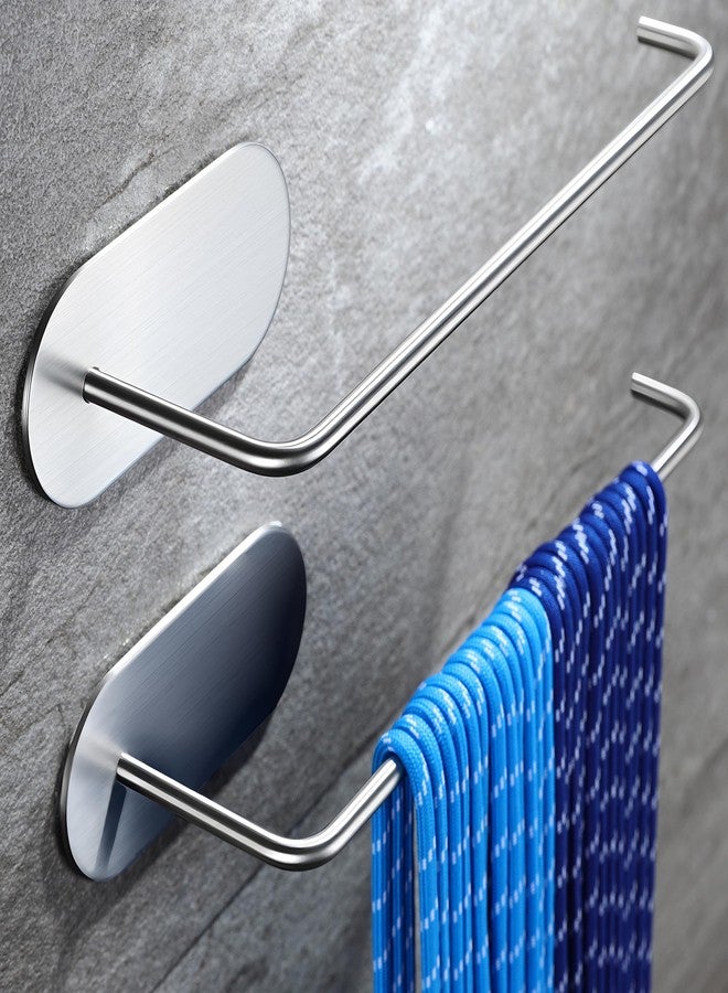 SUNTECH حامل مناشف يد SUNTECH عبوتين، لاصق ذاتي للتثبيت على الحائط، حامل مناشف يد للحمام والمطبخ بدون حفر - Image 1