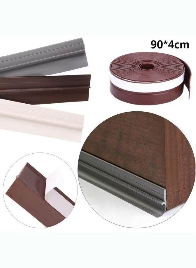 Aissiora Door and window seals, Windproof strips, Soundproofing strip, Self adhesive sealing strip, Isolate cockroaches, For soundproofing and windproofing - Image 2