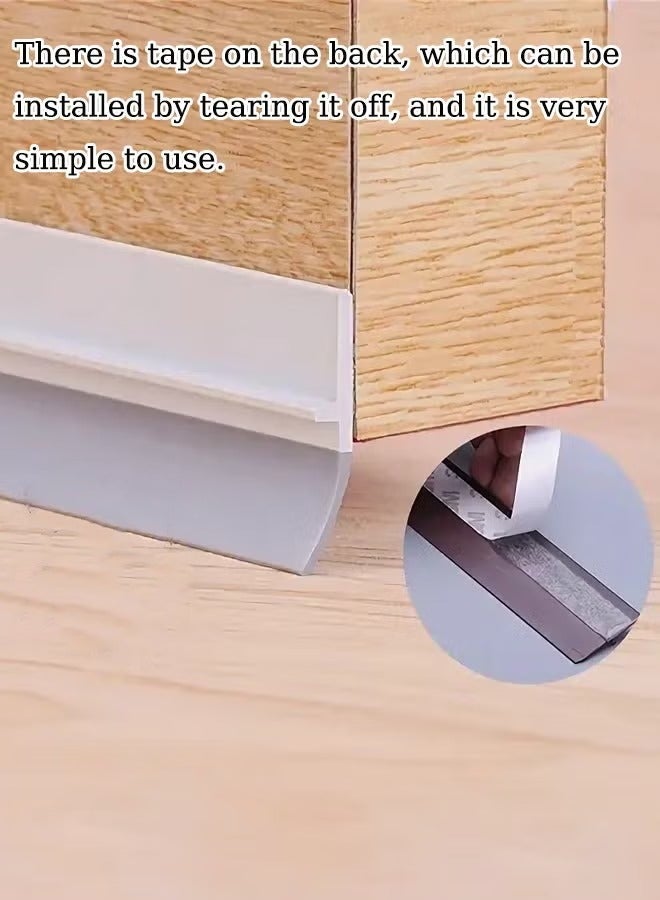 Aissiora Door and window seals, Windproof strips, Soundproofing strip, Self adhesive sealing strip, Isolate cockroaches, For soundproofing and windproofing - Image 4