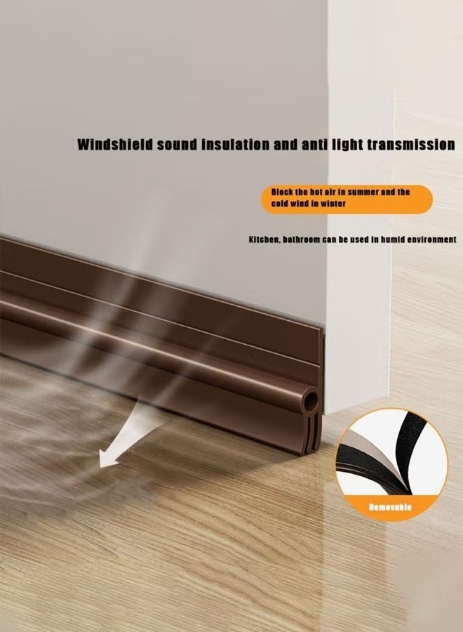 Aissiora Door and window seals, Windproof strips, Soundproofing strip, Self adhesive sealing strip, Isolate cockroaches, For soundproofing and windproofing - Image 5
