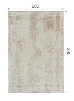 MERINOS Modern Vintage Style Area Rug Non-Slip Super Soft Touch Living Room Bedroom Floor Decoration Carpet Beige Natural Light Rectangular 200x300 cm  - Image 2