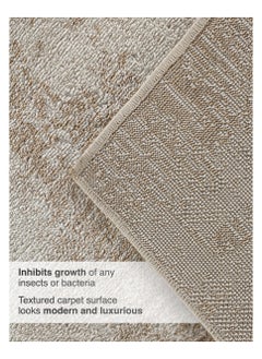 MERINOS Modern Vintage Style Area Rug Non-Slip Super Soft Touch Living Room Bedroom Floor Decoration Carpet Beige Natural Light Rectangular 200x300 cm  - Image 4
