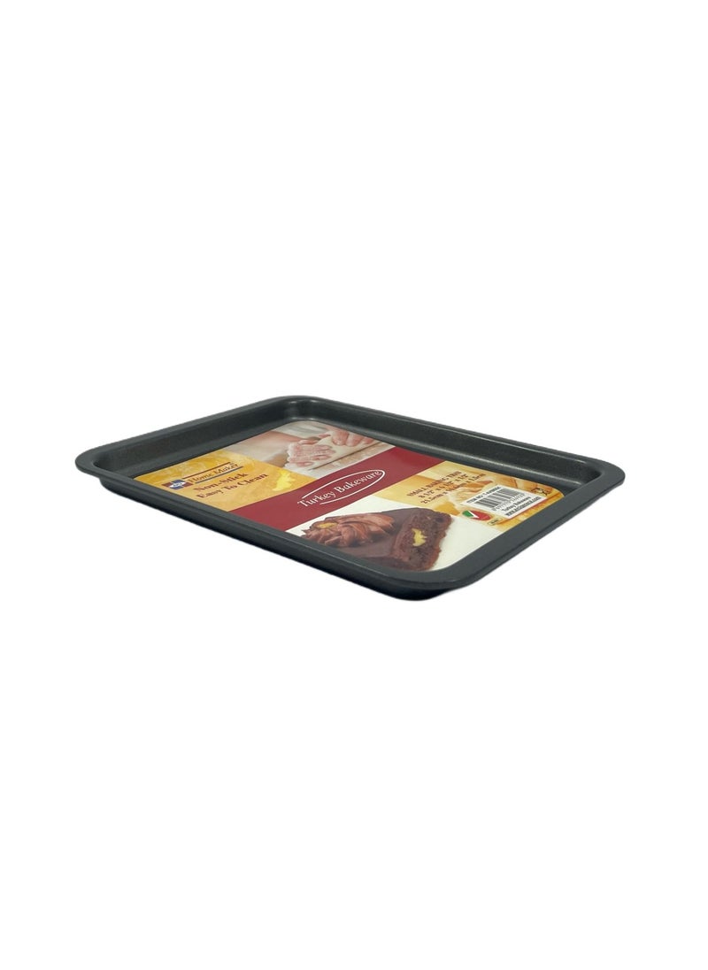 Homemaker Non-Stick Small Baking Tray 21.5Cm X 16.6Cm X 1.5Cm - Black  - Image 2