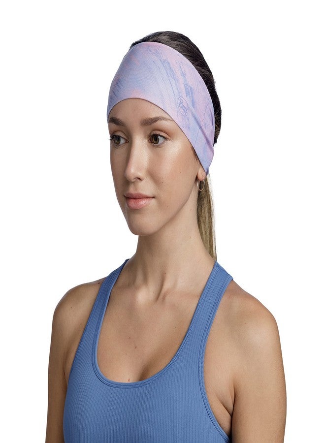 BUFF CoolNet UV Ellipse Headband, UPF 50 Sun Protection, Breathable, Cooling Hair Wrap, Versatile, Quick Dry Bandana, DEA Multi, Adult Size - Image 1