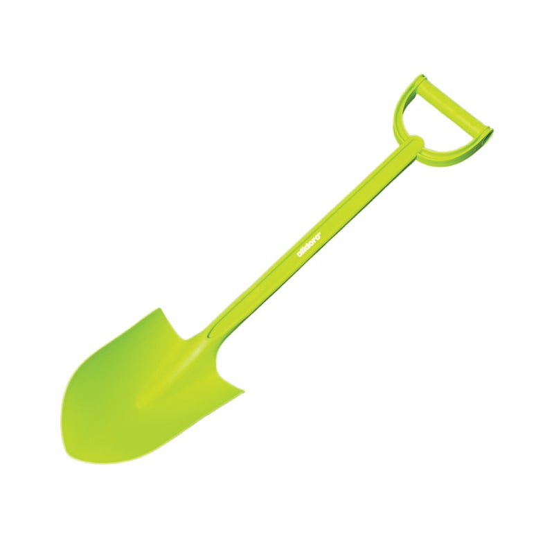 alldoro XXL Sand Shovel 63cm Pointed Blade | Ergonomic Green Handle | Durable Plastic | Sandbox Beach Garden Digging Tool for Kids Age 1.5+ - Image 1
