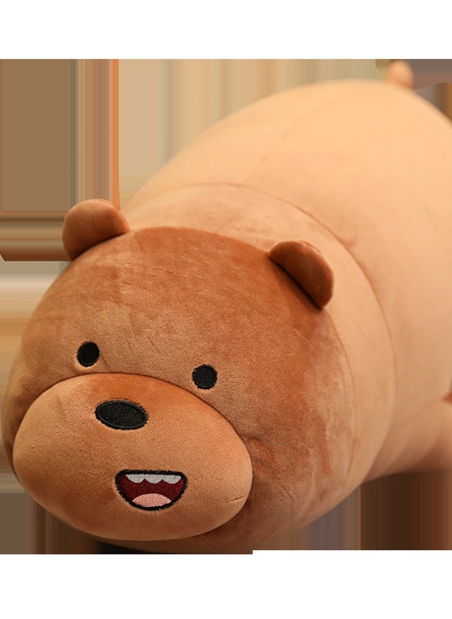 Generic Cute Grizzly We Bare Bear Plush Stuffed Animal Body Cartoon Teddy Bear for Kids Super Soft Hugging Toy Gifts 38cm  - Image 3