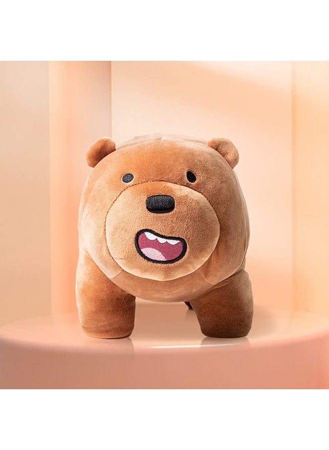 Generic Cute Grizzly We Bare Bear Plush Stuffed Animal Body Cartoon Teddy Bear for Kids Super Soft Hugging Toy Gifts 38cm  - Image 2