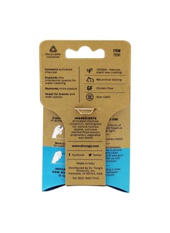 drTung's Vegan Activated Charcoal Floss Natural Floss Ptfe & Pfas Free Floss Gentle On Gums Expands & Stretches Bpa Free Floss Natural Dental Floss Lemongrass Flavor (Pack Of 2)  - Image 2