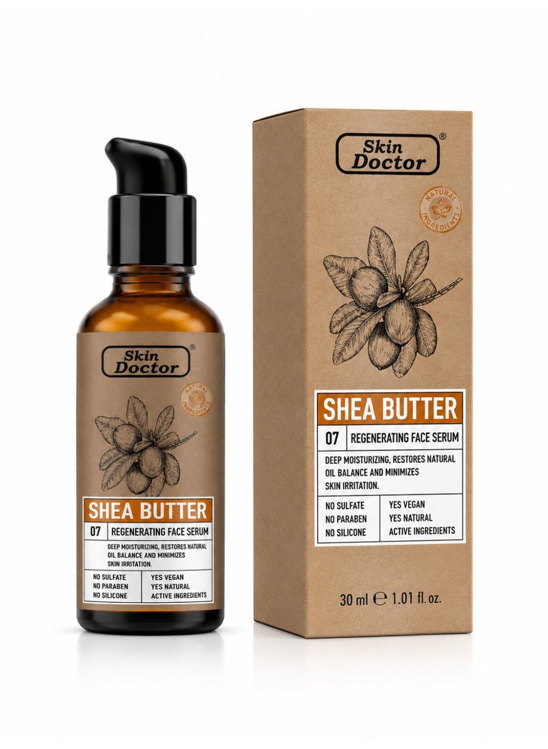 Skin Doctor Shea Butter Regenerating Face Serum, 30ml - Image 1