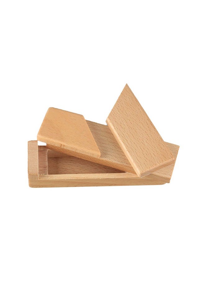 Ahyuan - Brain Teaser Secret Opening Puzzle Box Handmade 3D Brain Teaser Puzzle Magic Wooden Mysterious Box Gift Box Cube Game Box Iq Toys By Ahyuan (1Pack) - Image 1