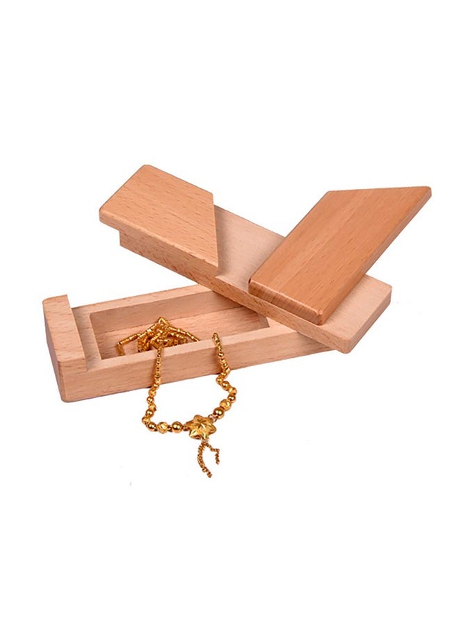 Ahyuan - Brain Teaser Secret Opening Puzzle Box Handmade 3D Brain Teaser Puzzle Magic Wooden Mysterious Box Gift Box Cube Game Box Iq Toys By Ahyuan (1Pack) - Image 1