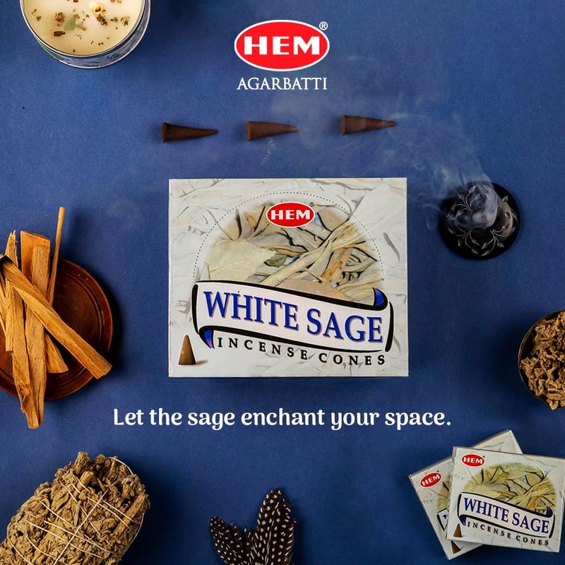 HEM White Sage Incense Cones - Image 5