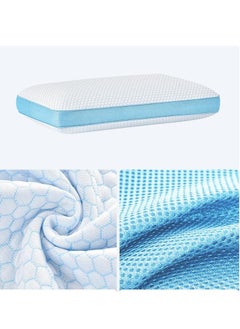 Double-Side Memory Foam Pillow Cervical Neck Pillow for Side Sleeper Medium Firm Soft Two-Sided Ergonomic Relieving neck pain 3D Ice Pillow Breathable Mesh Pillow for Back Stomach Sleeping - pzsku/Z842B54AB0B269C26E41EZ/45/_/1736920949/9e0ef6ff-dc39-4c97-9744-1798496de542