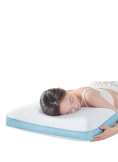 Double-Side Memory Foam Pillow Cervical Neck Pillow for Side Sleeper Medium Firm Soft Two-Sided Ergonomic Relieving neck pain 3D Ice Pillow Breathable Mesh Pillow for Back Stomach Sleeping - pzsku/Z842B54AB0B269C26E41EZ/45/_/1736920952/ca2bdc4b-d939-4d3b-a7b5-fe1af9eb0147