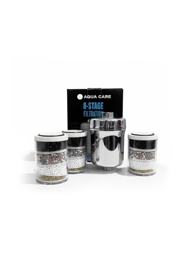 Aquacare Aqua Care Universal Shower Filter with Multi Stage Filtration for Hard Water and Chlorine Reduction - Image 1