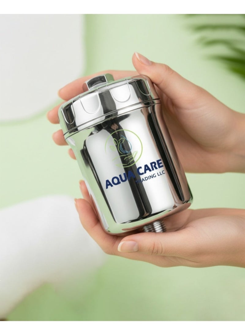 Aquacare Aqua Care Universal Shower Filter with Multi Stage Filtration for Hard Water and Chlorine Reduction - Image 2