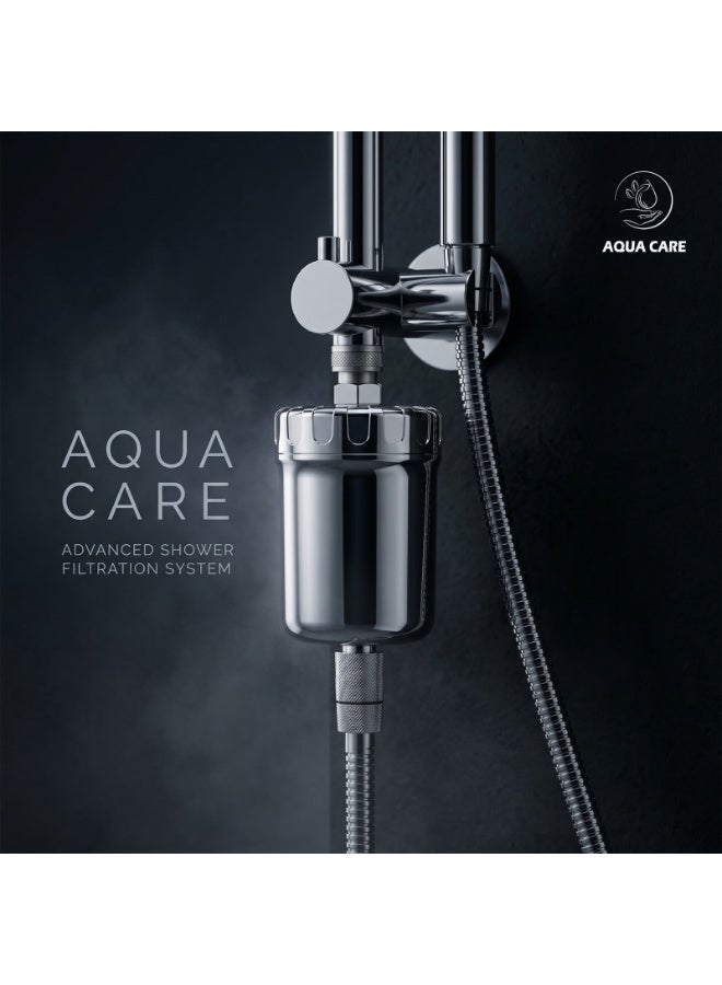 Aquacare Aqua Care Universal Shower Filter with Multi Stage Filtration for Hard Water and Chlorine Reduction - Image 5