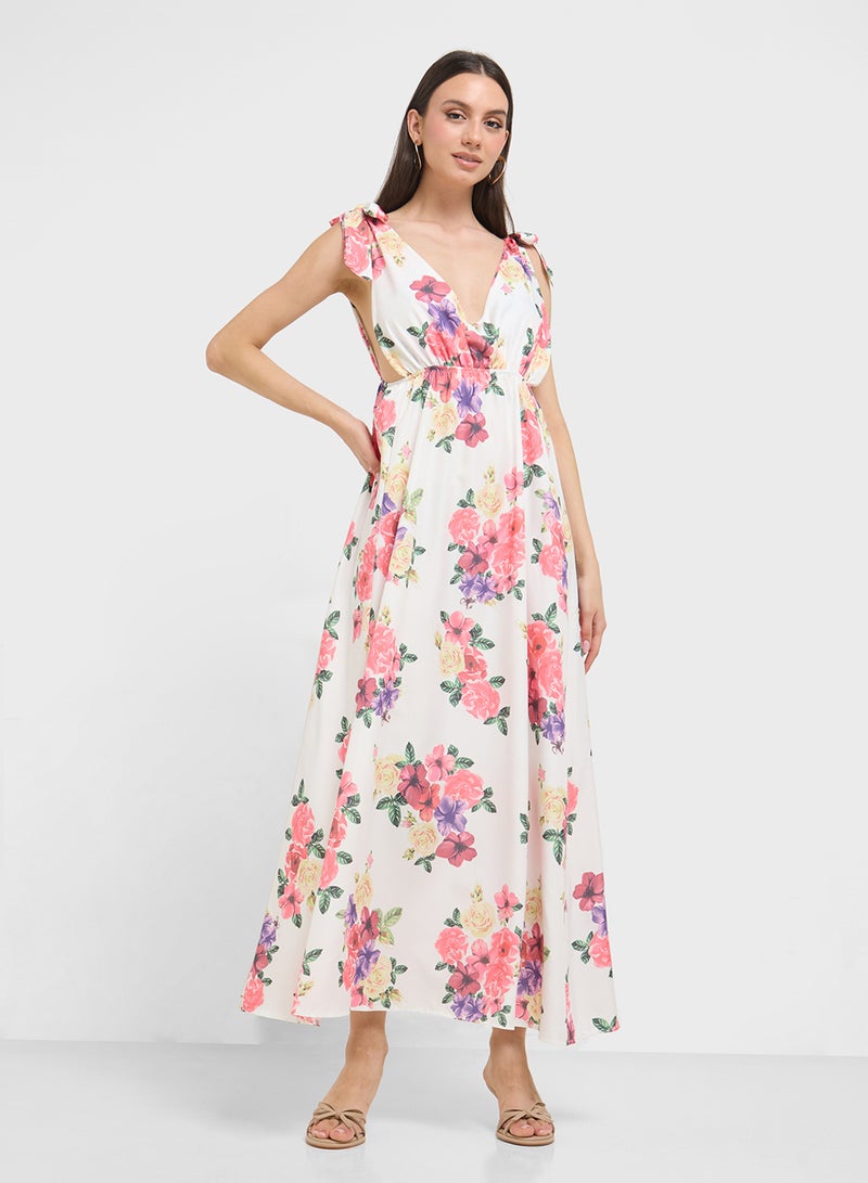 ELLA Floral Print Dress  - Image 4